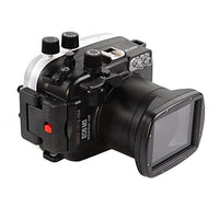 MEIKON 130ft 40m Underwater Waterproof Camera Housings Case for Canon EOS M3 18-55mm Camera Lens