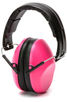 Pyramex PM9010P 22dB NRR Hearing Protection Low Profile Ear Muff, Pink