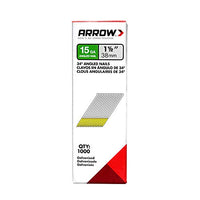 Arrow Fastener 15G38-1k Arrow 1 1/2-Inch Angle Nail, 1000-Pack