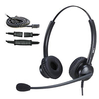 MKJ RJ9 Telephone Headset for Cisco Phones Dual Ear Corded Cisco Headset with Noise Cancelling Microphone for Cisco CP-7821 7841 8841 7942G 7931G 7940 7941G 7945G 7960 7961 7961G 7962G 7965 9951 etc