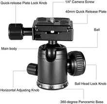Load image into Gallery viewer, Professional Heavy Duty 72&quot; Monopod/Unipod (Dual Optional Head) for Panasonic Lumix G X Vario 12-35mm f/2.8
