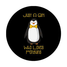 Load image into Gallery viewer, Just A Girl Who Loves Penguins Cute Black Girls Design

