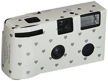 Load image into Gallery viewer, Weddingstar Disposable Camera With Flash Silver Hearts, 4.5&quot; (L) X 1.2&quot; (W) X 2.4&quot; (H)
