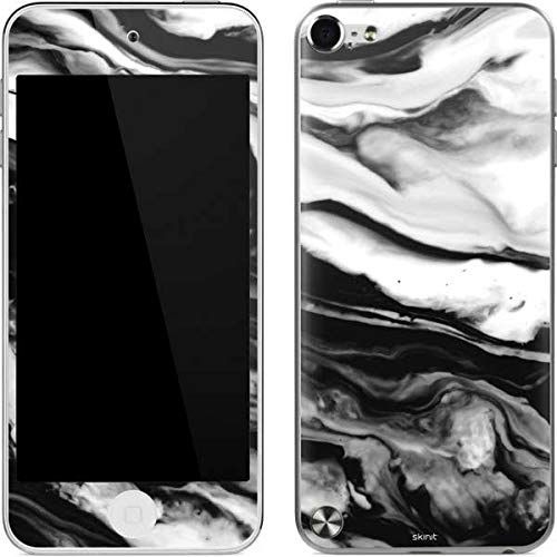 Skinit Decal MP3 Player Skin Compatible with iPod Touch (5th Gen&2012) - Officially Licensed Originally Designed Black and White Marble Ink Design