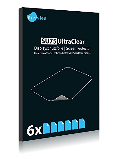Bedifol 6X Savvies Ultra-Clear Screen Protector for Kobo Clara HD, accurately Fitting - Simple Assembly - Residue-Free Removal
