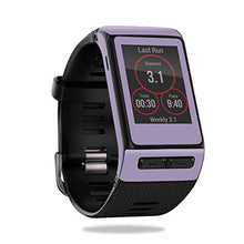 Load image into Gallery viewer, MightySkins Skin Compatible with Garmin Vivoactive HR - Solid Lavender | Protective, Durable, and Unique Vinyl Decal wrap Cover | Easy to Apply, Remove, and Change Styles | Made in The USA

