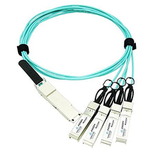 Load image into Gallery viewer, Axiom JNP-QSFP-AOCBO-5M-AX 40Gbase-AOC Direct Attach Cable - Qsfp+ to SFP+ - 16.4 ft - Fiber Optic - Active
