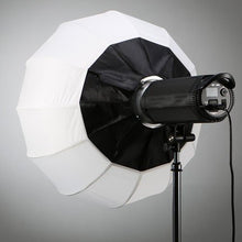 Load image into Gallery viewer, ILEDGear Quick Folding China Ball Softbox Diffusion with Bowens Mount - 25&quot; (65cm) Compatible with Aputure 300D 120D Studio Lights
