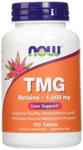 Now Foods TMG 1,000 mg - 100 Tablets (Pack of 2)