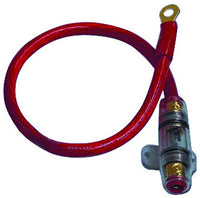 Xscorpion k4r K4bl Red 18 4ga Power Cable With Agu In Line Fuseholder
