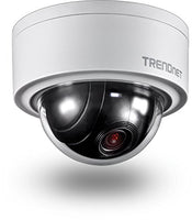 TRENDnet Indoor/Outdoor 3MP Motorized PTZ Dome Network Camera, 4x Optical Zoom, 16x Digital Zoom, Autofocus, IP66 Housing, Free iOS and Android mobile apps, ONVIF Profile S, TV-IP420P