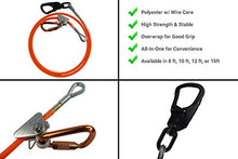 Load image into Gallery viewer, ProClimb Steel Core Flipline Kit (1/2 inch x 14 feet) - Adjustable Tree Lanyard, Low Stretch, Cut Resistant  for Fall Protection, Arborist, Tree Climbers
