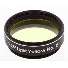 Load image into Gallery viewer, Explore Scientific Filter 1.25 Inch No. 8 for Telescopes Light Yellow
