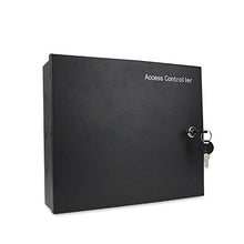 Load image into Gallery viewer, Single Door Access Control System Core Control Components with Metal 110V-240V Power Supply Box and 1 Door TCP/IP Network Access Control Panel Wiegand Controller,Computer Based Software,Remote Open

