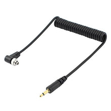 Load image into Gallery viewer, uxcell 3.5mm to Male Connector PC Flash Sync Cable Screw Lock for Trigger Studio Light
