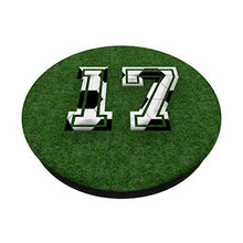 Load image into Gallery viewer, SOCCER Player #17 Jersey No 17 Football Ball Gadget Gift PopSockets Grip and Stand for Phones and Tablets
