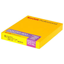 Load image into Gallery viewer, Kodak 880 6465 Portra 400 Professional ISO 400, 4 x 5 Inches, 10 Sheets, Color Negative Film (Yellow)
