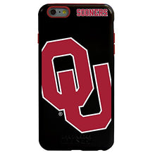 Load image into Gallery viewer, Guard Dog Collegiate Hybrid Case for iPhone 6 Plus / 6s Plus  Oklahoma Sooners  Black
