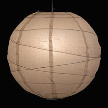 Load image into Gallery viewer, (Set of 3) Round Party Wedding Lanterns (20 Inch, White Irregular Ribbed Paper Lanterns)
