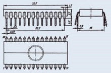 Load image into Gallery viewer, S.U.R. &amp; R Tools IC/Microchip USSR KS573RF4A Analogue 2764 Lot of 1 pcs
