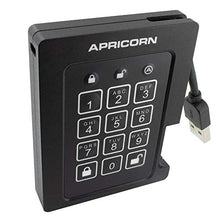 Load image into Gallery viewer, Apricorn Aegis Padlock 240 GB SSD 256-Bit, FIPS 140-2 Level 2 Validated Ruggedized USB 3.0 Encrypted External Portable Drive
