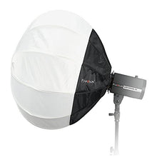 Load image into Gallery viewer, Fotodiox Lantern Softbox 26in (65cm) Globe - Collapsible Globe Softbox with Flash Speedring for Nikon, Canon, Yongnuo Speedlites and More
