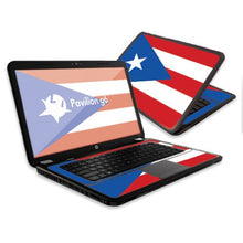 Load image into Gallery viewer, MightySkins Skin Compatible with HP Pavilion G6 Laptop with 15.6&quot; Screen wrap Sticker Skins Puerto Rican Flag
