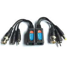 Load image into Gallery viewer, Evertech 50 Pairs 8MP HD-CVI/TVI/AHD/CVBS Passive Video Audio Power Balun Data Transmitter via UTP Cable

