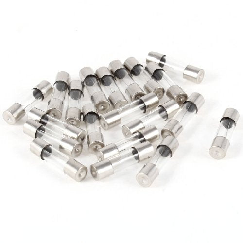 uxcell 20pcs Fast Blow Glass Tube Fuse 10A 250V 5mm x 20mm