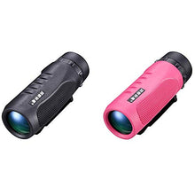 Load image into Gallery viewer, 10x25 Monocular High-Definition Low-Light Night Vision Waterproof Portable for Outdoor Activities, Bird Watching, Hiking, Camping. (Color : Black)
