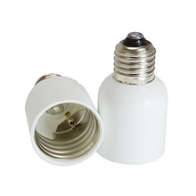 Load image into Gallery viewer, 2-Pack E26 to E39 Adapter, Enlarge E26 to E39 Socket to Fit Mogul Base Bulbs, Light Base Converter (E39 Bulbs to E26 Bulbs), Lamp socket connector (The Female is E39 &amp; The Male is E26)
