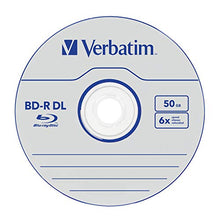 Load image into Gallery viewer, Verbatim 43748 BD-R DL 50GB 6X - 5 Pack Jewel Case
