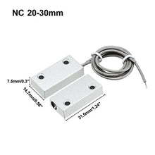 Load image into Gallery viewer, uxcell Rolling Door Contact Magnetic Reed Switch Alarm with 2 Wires for N.C. Applications MC-51 3pcs
