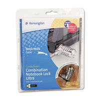 Kensington Ultra Combination Lock for Notebook PC LOCK,COMBINTN NTBK ULTRA (Pack of 2)