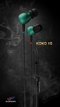 Load image into Gallery viewer, Audiopark KOKO Emerald Green Wearable Braided Wristband in-Ear Headphone
