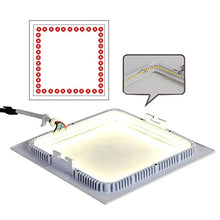 Load image into Gallery viewer, BRILLRAYDO 3W Warm White Ultra-Thin Square LED SMD 5730 Ceiling Panel Light Acrylic Board Lamp
