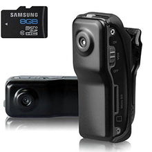 Load image into Gallery viewer, MD80 Waterproof Outdoor Sports Mini DV Black with Samsung 8GB TF Card
