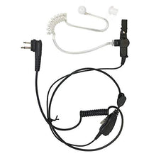 Load image into Gallery viewer, PROMAXPOWER Radio 1-Wire Surveillance FBI Style Acoustic Clear Tube Earpiece in-Line for Motorola VL50 CP185 CP200 CLS1110 CLS1410 DTR700 RDU2070D RMU2080D
