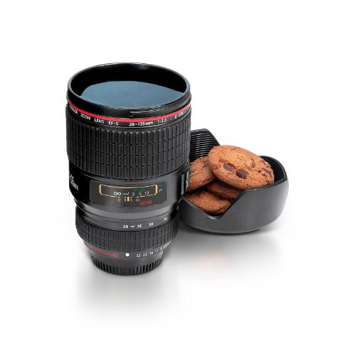 Thumbs Up Uk Black Camera Lens Cup