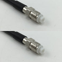 12 inch RG188 FME FEMALE to FME FEMALE Pigtail Jumper RF coaxial cable 50ohm Quick USA Shipping