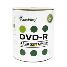 Load image into Gallery viewer, Smartbuy 200-disc 4.7GB/120min 16x DVD-R Logo Top Blank Media Record Disc + Black Permanent Marker
