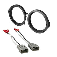 Absolute USA Compatible with/Replacement for Speaker Adapter Kit and Harness Compatible for Honda