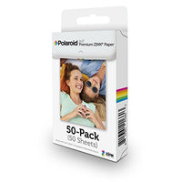 Polaroid 2x3êº Premium Zink Zero Photo Paper 50 Pack   Compatible With Polaroid Snap / Snap Touch Ins