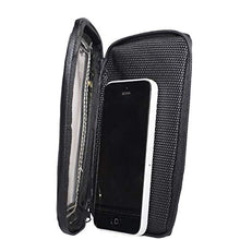 Load image into Gallery viewer, Classic Biker Leather Motorcycle Magnetic Tank Bag Cell Phone &amp; GPS Holder
