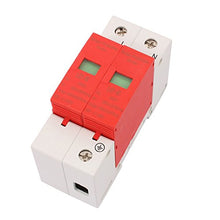 Load image into Gallery viewer, Aexit AC 385V Distribution electrical 40KA 2 Poles 35mm DIN Rail Mount Surge Protector Device lighting Arrester
