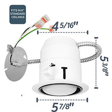 Load image into Gallery viewer, Nadair 22WHL-ALBP-6BK LED Recessed Light, 6 Pack, White, 6 Piece
