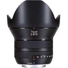 Load image into Gallery viewer, ZEISS Touit 2.8/12 Wide-Angle Camera Lens for Fujifilm X-Mount Mirrorless Cameras, Black
