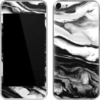 Skinit Decal MP3 Player Skin Compatible with iPod Touch (6th Gen 2015) - Officially Licensed Originally Designed Black and White Marble Ink Design