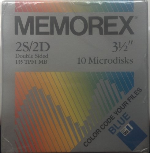 Memorex 2S/2D Double Sided 135 TPI/1 MB 3 1/2