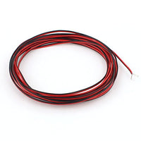 uxcell 5M 24AWG 0.2mm2 Red Black Dual Core Cable Wire for Car Auto Speaker